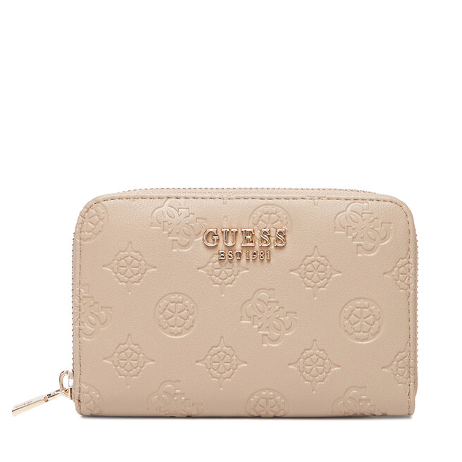 Duży Portfel Damski Guess Phoebe Slg SWPD96 - Beżowy