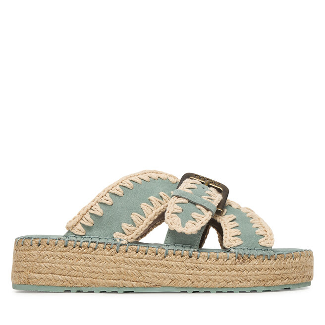 Espadryle Mou MU.SW641003A Brązowy - kobiece