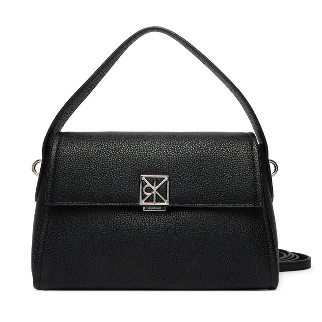 Torebka Calvin Klein Emblem Hw Pebble Shoulder Bag 25 LV04F3425G Czarny -