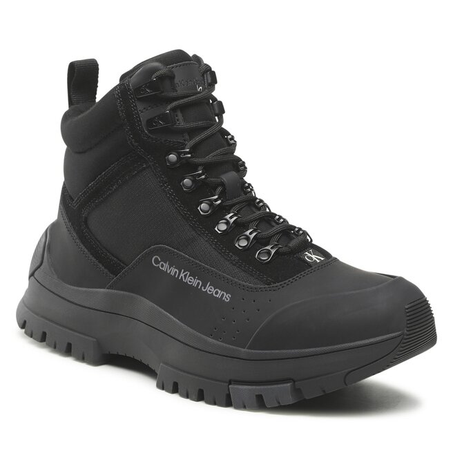 Trappers Calvin Klein Jeans Hiking Laceup Thermo Boot YM0YM00475 Black BDS altele-Trekkings imagine noua gjx.ro
