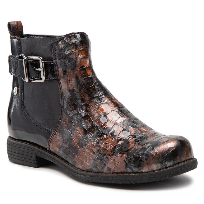 Botine Maciejka 05750-01/00-7 Czarny/Brąz