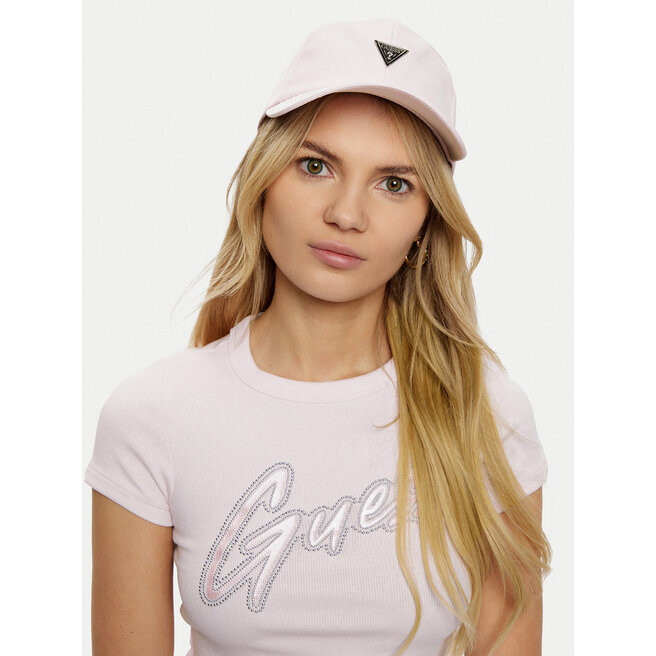 Czapka z daszkiem Guess W4BZ36 - Różowy