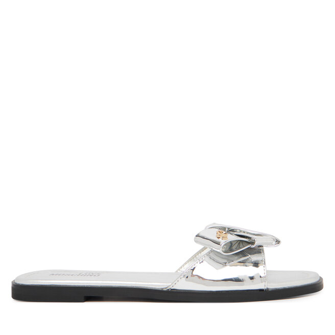 Klapki LOVE MOSCHINO JA28142G0OJE090B Srebrny -