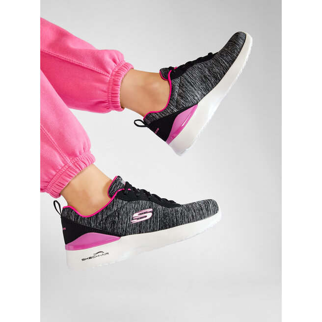 Skechers Boty Skechers Paradise Waves 149344/BKHP Black/Hot Pink