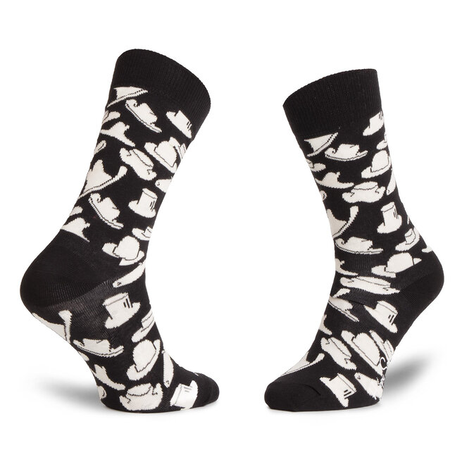 Happy Socks Șosete Înalte Unisex Happy Socks HAT01-9100 Negru