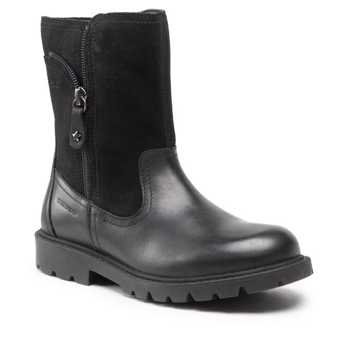 Geox Kozačky Geox J Shaylax G. Wpf B J16EYB 00043 C9999 S Black