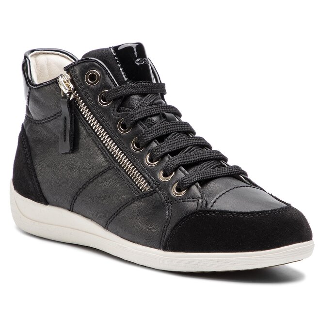 Geox D Myria B Sneakers voor dames, wit, 37 EU, wit