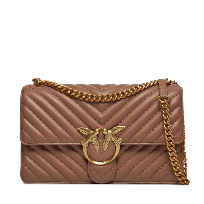 Torebka Pinko Love One Classic Dc PE 24 PLTT 100941 - Brązowy