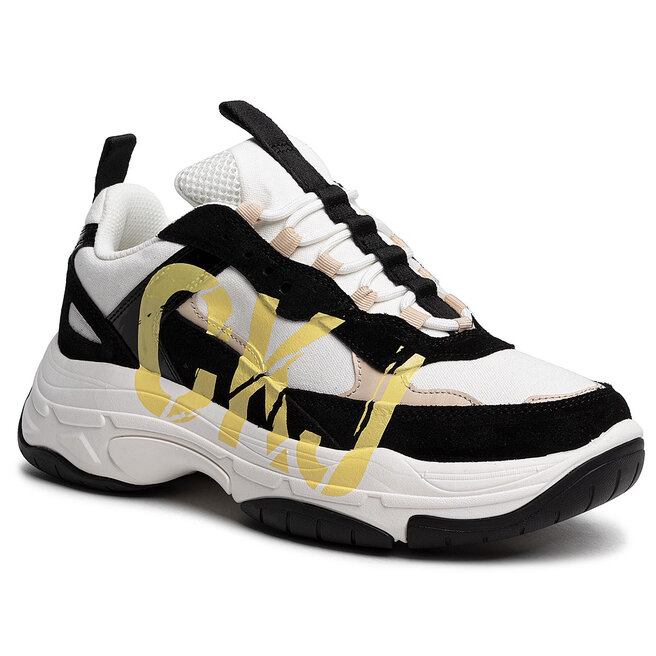 Laisvalaikio batai Calvin Klein Jeans Mizar B4S0651 Bright White/Black •  Www.eavalyne.lt