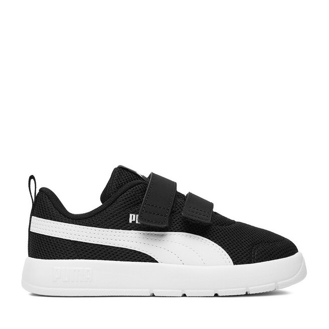 Sneakersy Puma COURTFLEX V3 MESH PS - Czarny