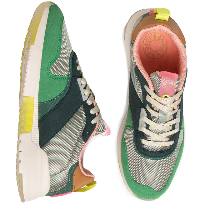 Maison scotch sneakers groen top