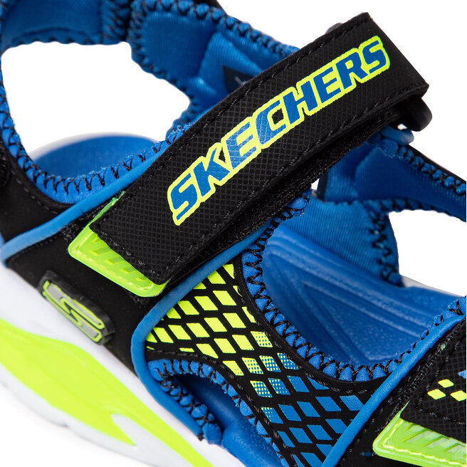 Skechers Beach Glower 90558L BBLM Blk Blue Lime
