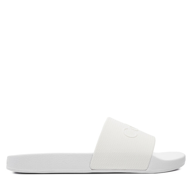 Klapki Calvin Klein Pool Slide Rubber - Biały