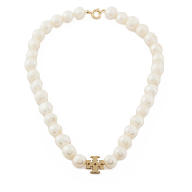 Naszyjnik Tory Burch Kira Pearl Necklace - Złoty