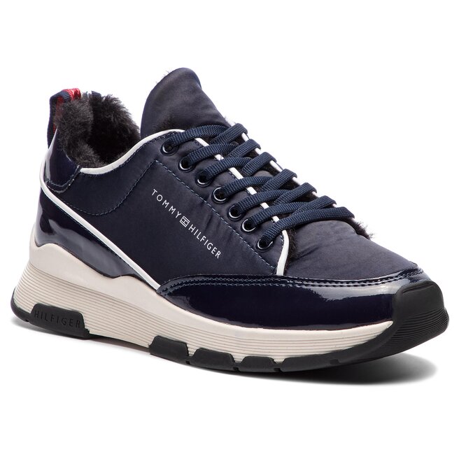 Tommy Hilfiger Αθλητικά Tommy Hilfiger Cool Technical Satin Sneaker FW0FW03970 Midnight 403