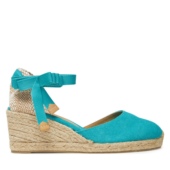 Espadryle Castañer Carina/6/002 - Turkusowy