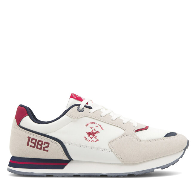 Sneakersy Beverly Hills Polo Club - Biały