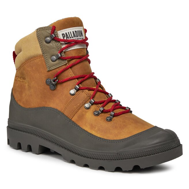 Tan palladium hotsell boots