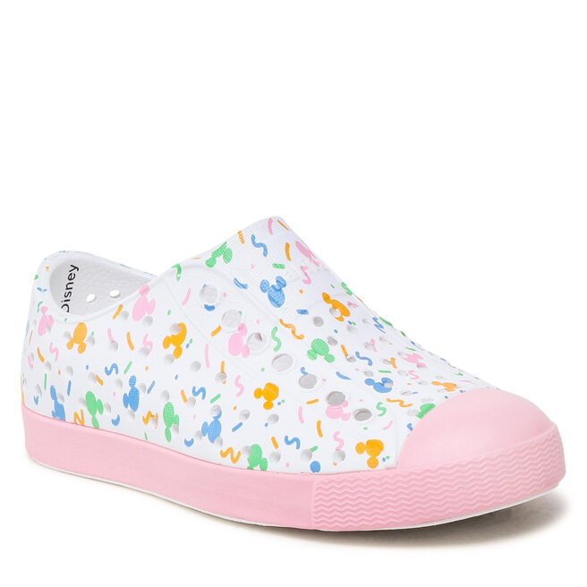 Sneakers Native Jefferson Print 131120012029 Shell WhitePrincess PinkPastel Rad Confetti