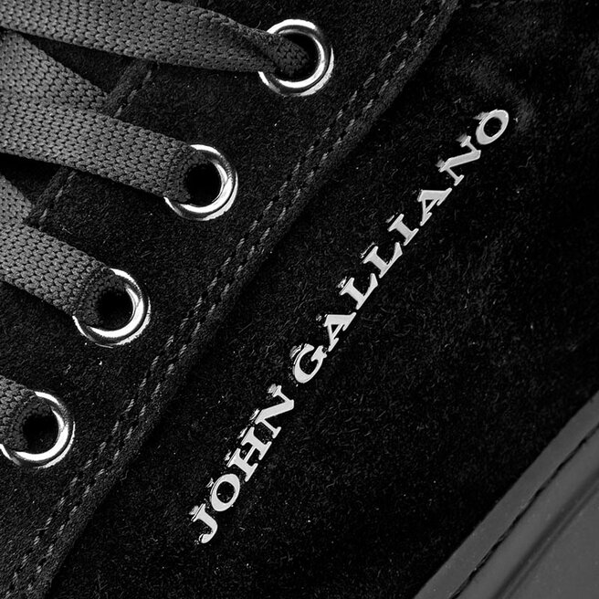 Boots John Galliano 11290 AA Velour Nero chaussures