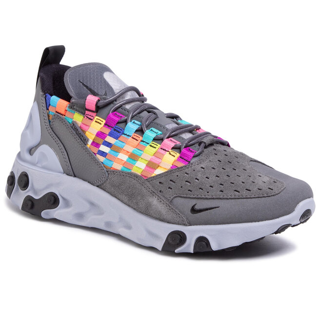 Zapatos Nike React Sertu CQ6549 004 Iron Grey Black Lt Smoke Grey