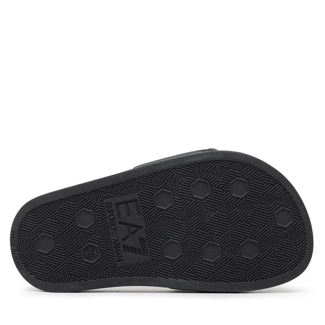 EA7 Emporio Armani Papucs EA7 Emporio Armani XSPS10 XCC22 M631 Shiny Black/Gold