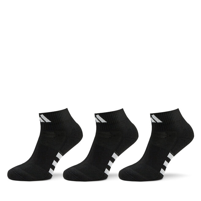 Σετ 3 ζευγάρια κοντές κάλτσες unisex adidas Performance Cushioned MidCut Socks 3 Pairs IC9519 Μαύρο