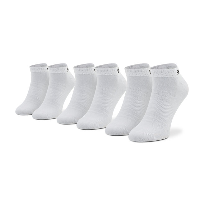 Skechers 3 pares de calcetines cortos unisex Skechers SK43022 White 1000