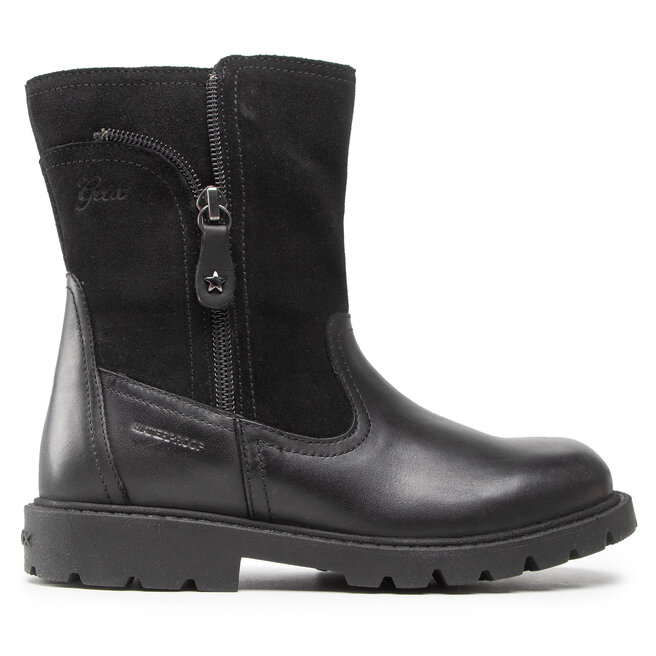 Geox Kozačky Geox J Shaylax G. Wpf B J16EYB 00043 C9999 S Black