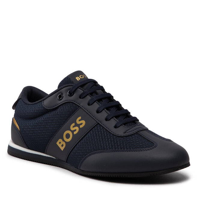 Sneakers Boss Rusham 50470180 10199225 01 Dark Blue 407 10199225 imagine noua