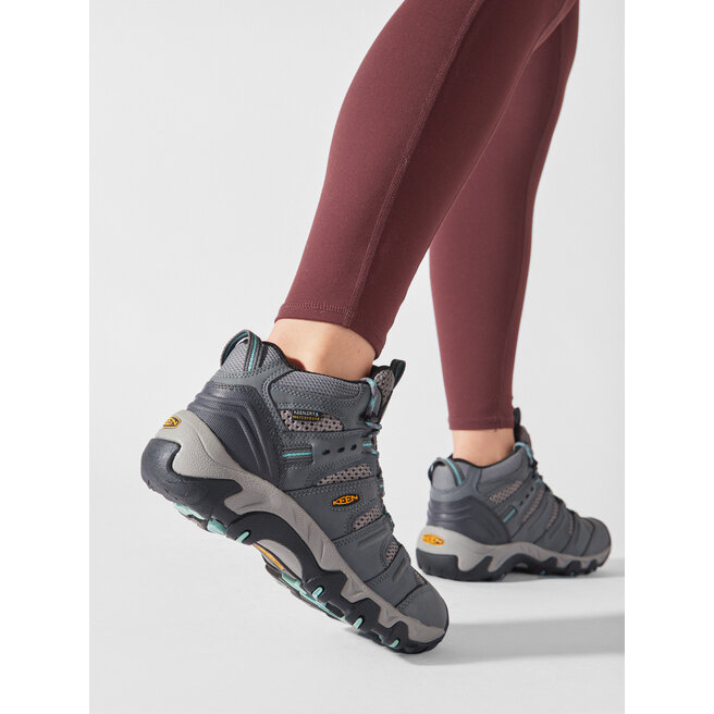 Keen Bakancs Keen Koven Mid Wp 1020212 Steel Grey/Wasabi