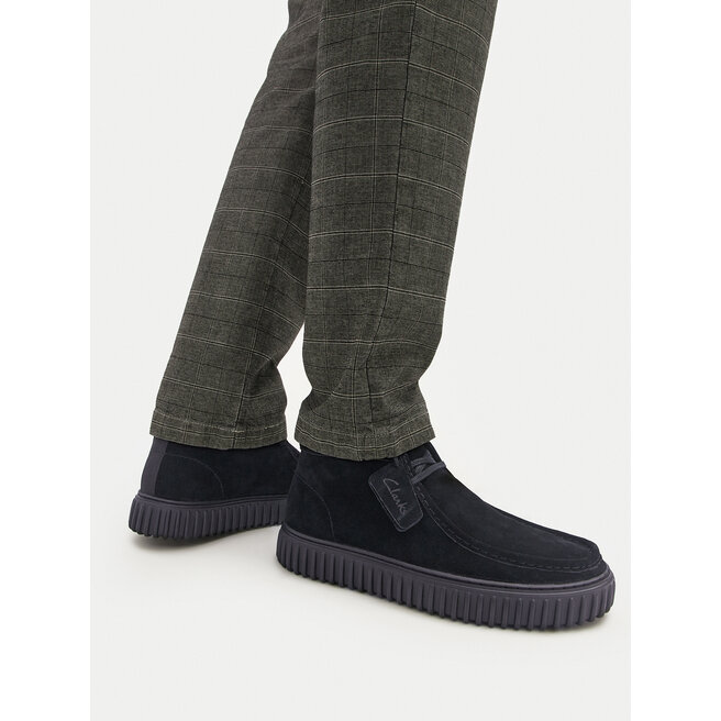 Trzewiki Clarks Torhill Hi 26173664 Czarny - męskie