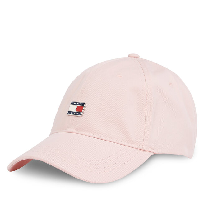 Czapka z daszkiem Tommy Jeans Tjw Heritage Plaque Cap - Różowy