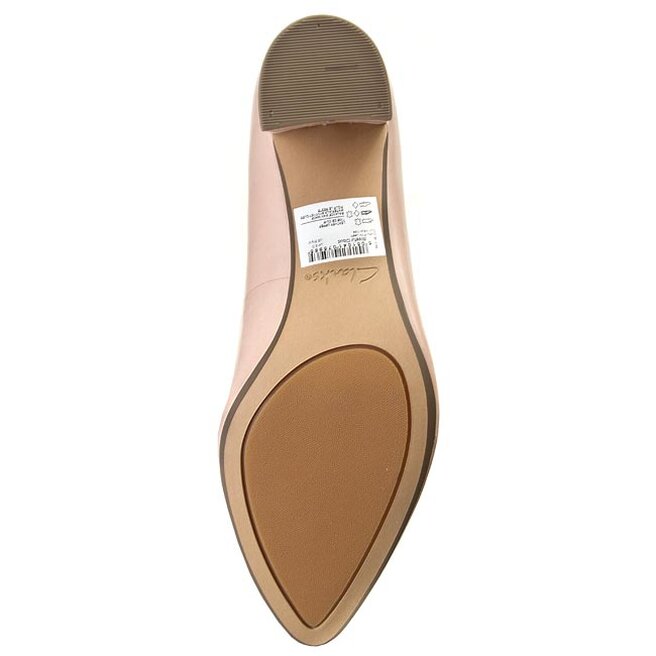 Clarks Blissful Cloud 261064654 Dusty Pink Leather obuvki.bg