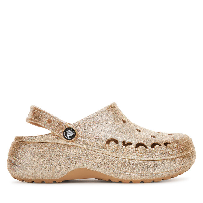 Klapki Crocs BAYA PLATFORM CLOG - Złoty