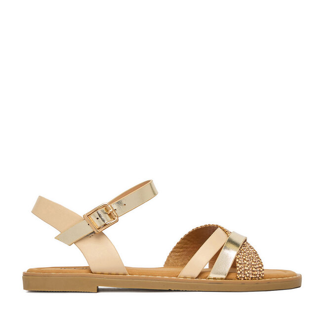 Sandały JENNY CEO-M-F9011-YLD Złoty - kobiece