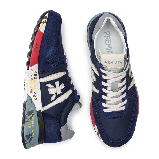 Sneakers Premiata Lander 3756 Dunkelblau eschuhe