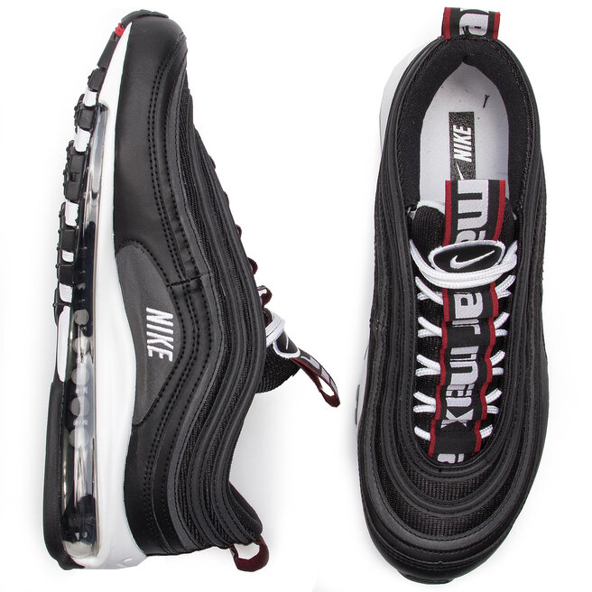 Air max 97 premium clearance black white varsity red