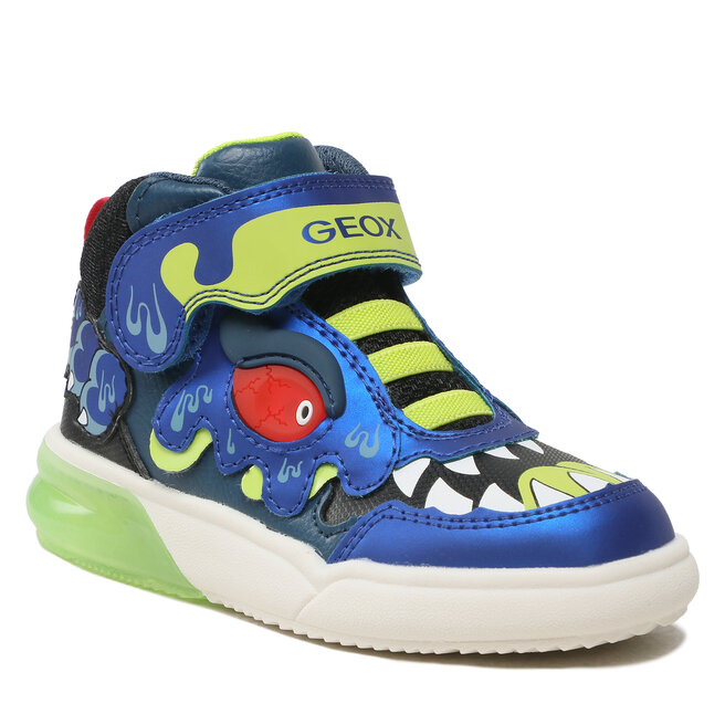 Geox Sneakers Geox J Grayjay Boy J369YA 05011 C4344 S Royal/Lime