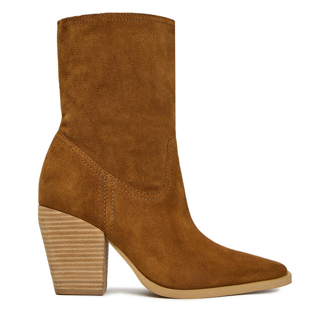 Botki Simple SIMPLE-SL-54-02-000057 205 Brązowy - kobiece