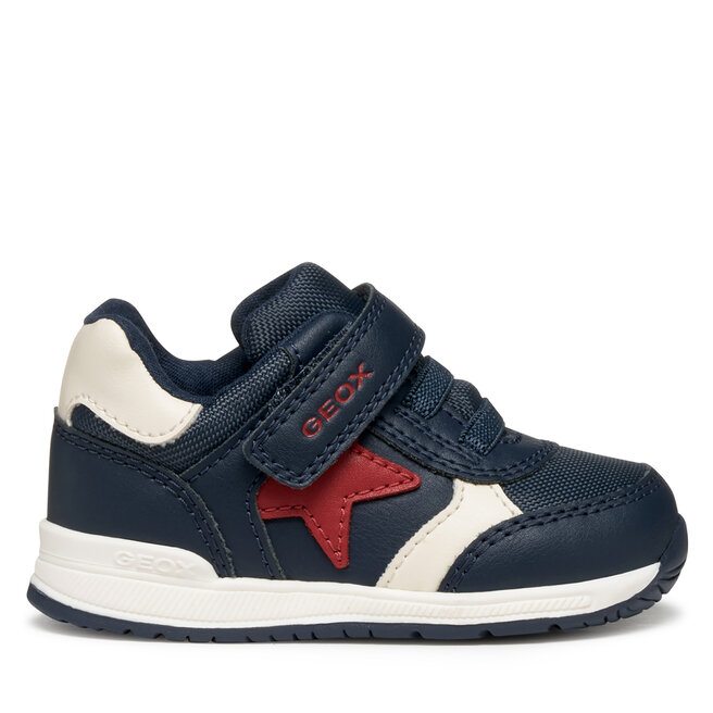 Sneakersy Geox B Rishon B560RA 054FU C0735 Granatowy - chłopięce