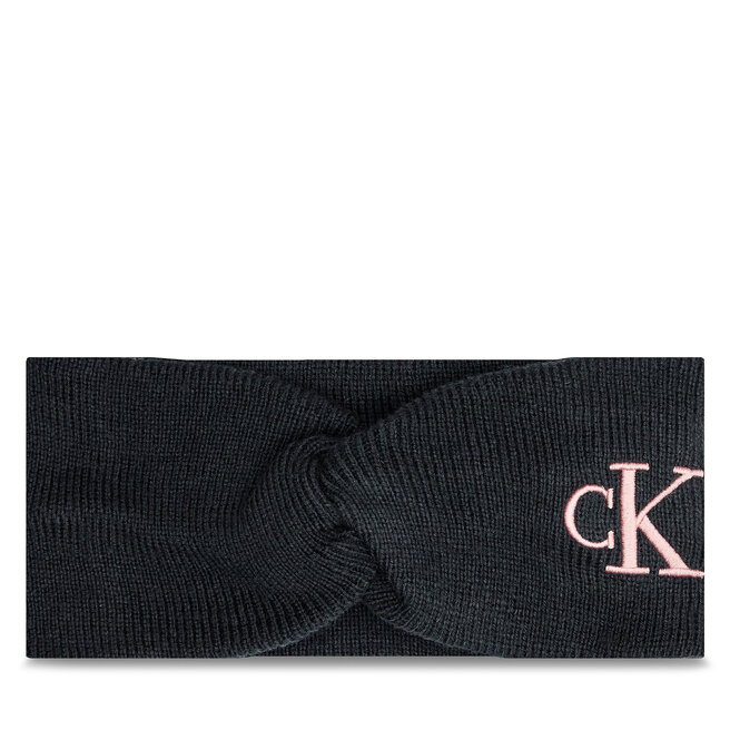 Opaska materiałowa Calvin Klein Monogram Embro - Czarny