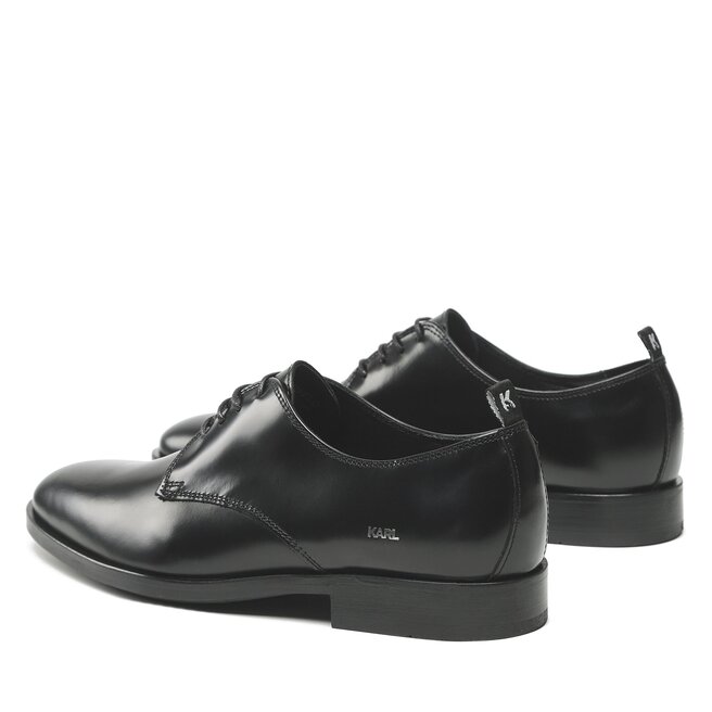 KARL LAGERFELD Pantofi KARL LAGERFELD KL12026 Black Lthr