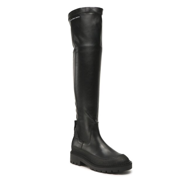 Stivali sopra il ginocchio Calvin Klein Jeans Combat Knee Boot