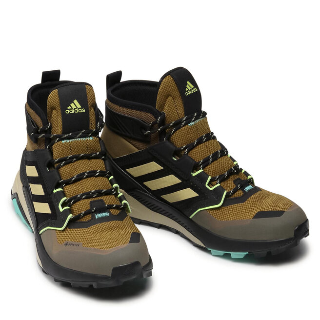 Batai adidas Terrex Trailmaker Mid Gtx GORE-TEX FZ2511 Brown Malt / Halo  Gold / Hi-Res Yellow • Www.eavalyne.lt