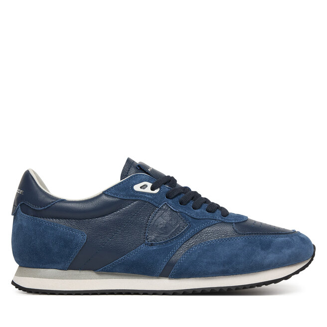 Sneakersy Philippe Model Bivillie Low A014353 BVLU VD06 Granatowy - męskie