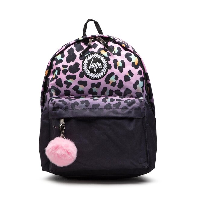 Rucsac HYPE Disco Leopard Fade Crest Backpack YVLR-643 Pink/Black