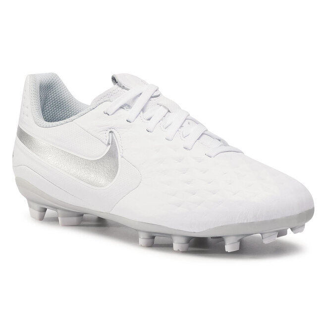 Обувь Nike Legend 8 Academy Fg/Mg AT5732 100 White/Chrome/Pure Platinum •  Eobuv.com