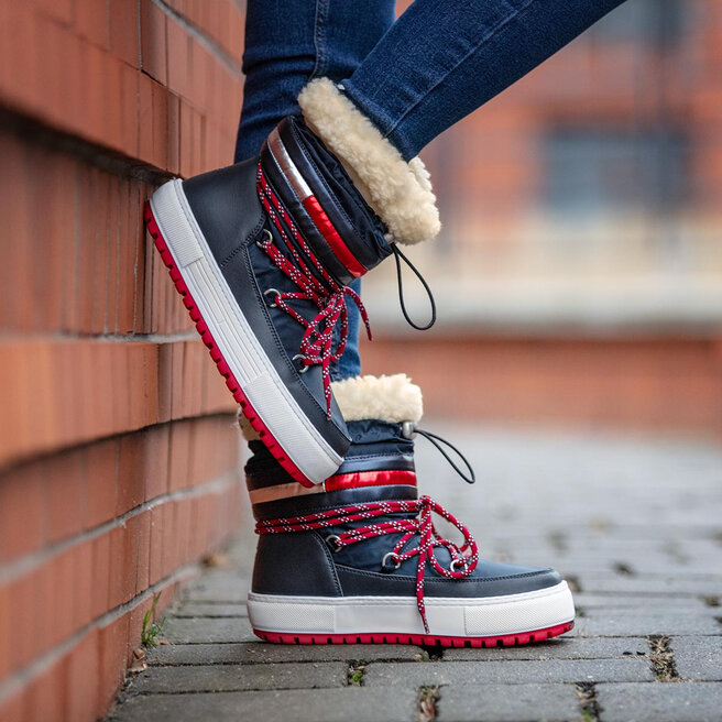 Tommy Jeans Παπούτσια Tommy Jeans Corporate Snowboot EN0EN00418 Midnight 403