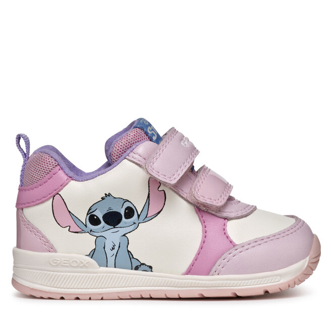 Sneakersy Geox B Rishon Girl B460LA 000BC - Biały